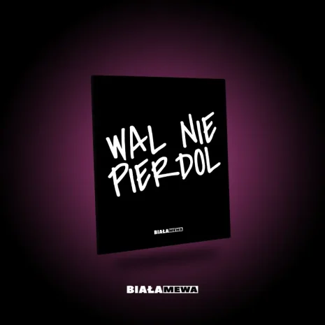 tacka-wal-nie-pierdol-1 DWUSTRONNA LUSTRZANA TACKA - WAL NIE PIERDOL #2 | BIAŁA MEWA SKLEP