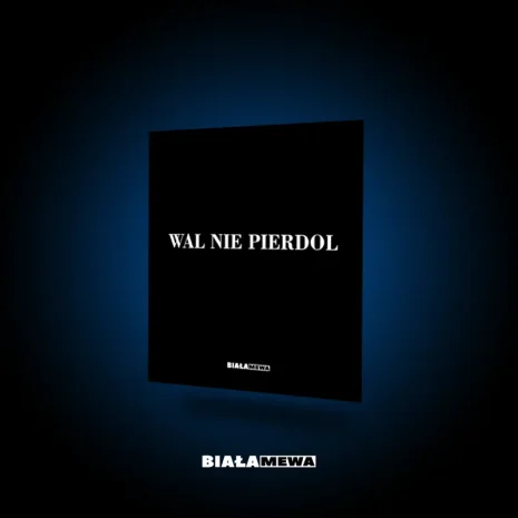 DWUSTRONNA LUSTRZANA TACKA - WAL NIE PIERDOL | BIAŁA MEWA SKLEP