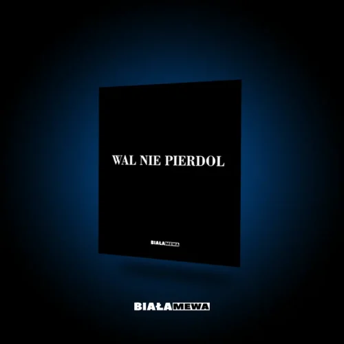 DWUSTRONNA LUSTRZANA TACKA - WAL NIE PIERDOL | BIAŁA MEWA SKLEP